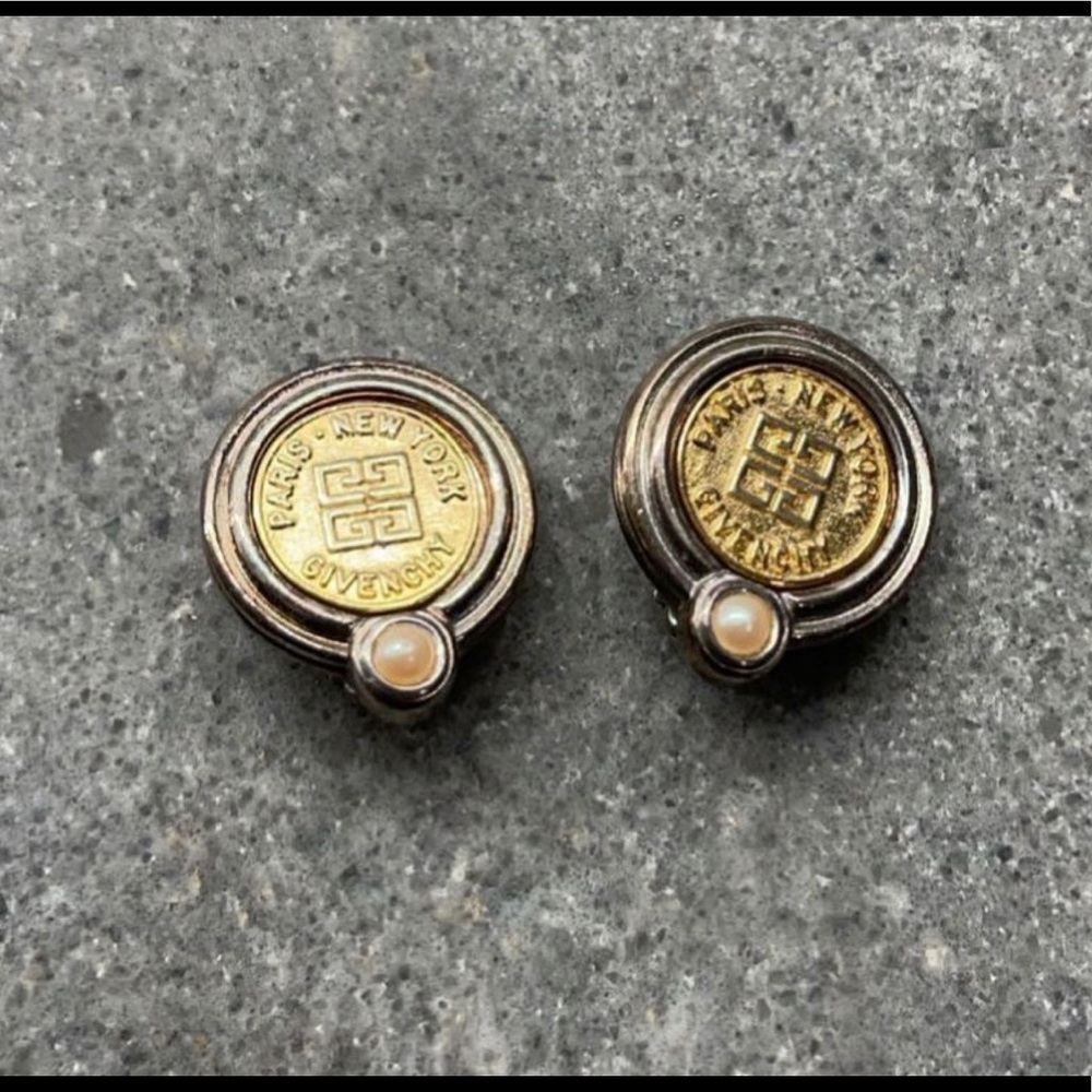 Givenchy coin earrings